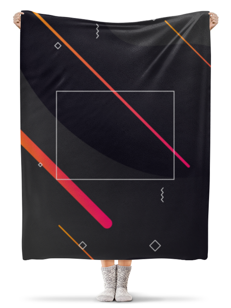 Заказать плед в Москве. Плед флисовый 130x170 см Abstract от oneredfoxstore@gmail.com - готовые дизайны и нанесение принтов.