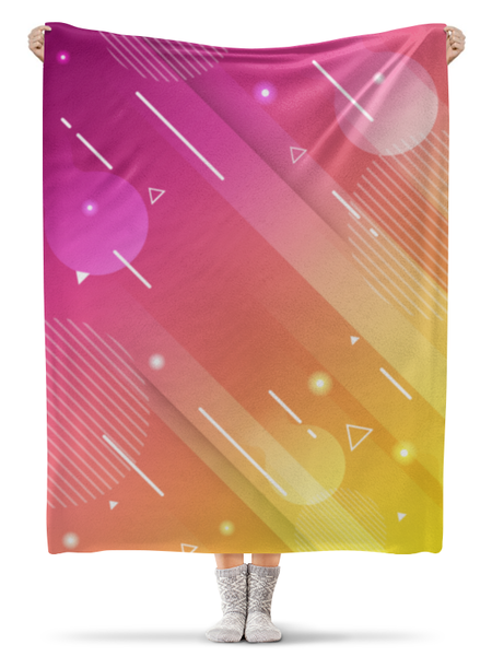 Заказать плед в Москве. Плед флисовый 130x170 см Abstract от oneredfoxstore@gmail.com - готовые дизайны и нанесение принтов.
