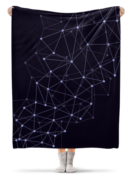 Заказать плед в Москве. Плед флисовый 130x170 см Abstract от oneredfoxstore@gmail.com - готовые дизайны и нанесение принтов.