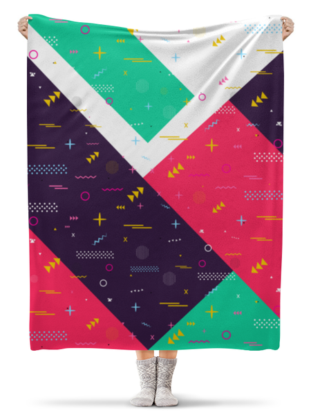 Заказать плед в Москве. Плед флисовый 130x170 см Abstract от oneredfoxstore@gmail.com - готовые дизайны и нанесение принтов.
