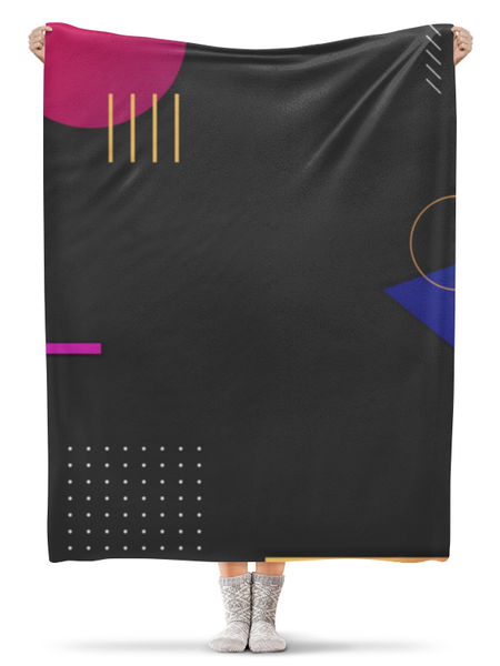 Заказать плед в Москве. Плед флисовый 130x170 см Abstract от oneredfoxstore@gmail.com - готовые дизайны и нанесение принтов.