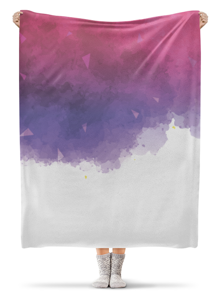 Заказать плед в Москве. Плед флисовый 130x170 см Abstract от oneredfoxstore@gmail.com - готовые дизайны и нанесение принтов.