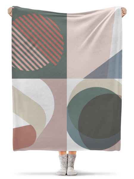 Заказать плед в Москве. Плед флисовый 130x170 см Abstract от oneredfoxstore@gmail.com - готовые дизайны и нанесение принтов.