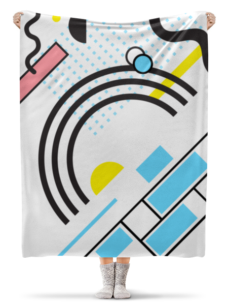 Заказать плед в Москве. Плед флисовый 130x170 см Abstract от oneredfoxstore@gmail.com - готовые дизайны и нанесение принтов.