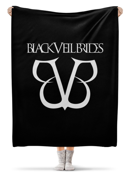 Заказать плед в Москве. Плед флисовый 130x170 см Black Veil Brides от geekbox - готовые дизайны и нанесение принтов.