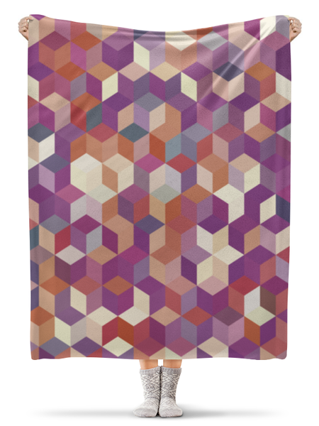 Заказать плед в Москве. Плед флисовый 130x170 см Abstract от oneredfoxstore@gmail.com - готовые дизайны и нанесение принтов.