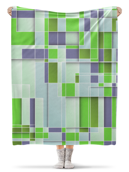 Заказать плед в Москве. Плед флисовый 130x170 см Abstract от oneredfoxstore@gmail.com - готовые дизайны и нанесение принтов.