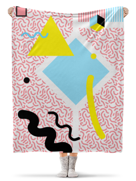 Заказать плед в Москве. Плед флисовый 130x170 см Abstract от oneredfoxstore@gmail.com - готовые дизайны и нанесение принтов.