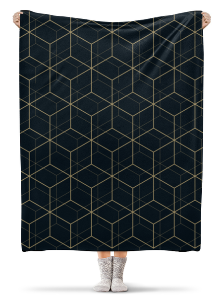 Заказать плед в Москве. Плед флисовый 130x170 см Abstract от oneredfoxstore@gmail.com - готовые дизайны и нанесение принтов.