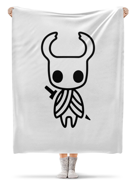 Заказать плед в Москве. Плед флисовый 130x170 см Hollow Knight от geekbox - готовые дизайны и нанесение принтов.