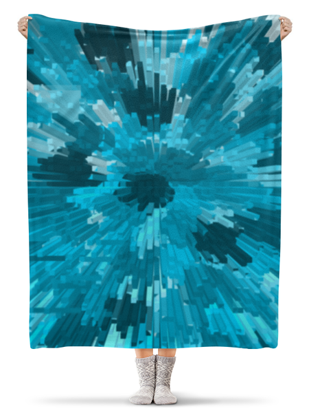 Заказать плед в Москве. Плед флисовый 130x170 см Abstract от oneredfoxstore@gmail.com - готовые дизайны и нанесение принтов.