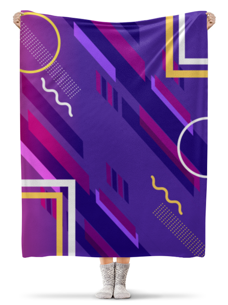 Заказать плед в Москве. Плед флисовый 130x170 см Abstract от oneredfoxstore@gmail.com - готовые дизайны и нанесение принтов.