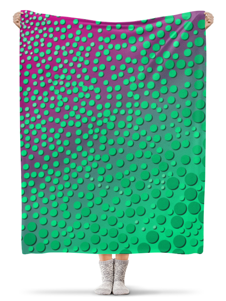 Заказать плед в Москве. Плед флисовый 130x170 см Abstract от oneredfoxstore@gmail.com - готовые дизайны и нанесение принтов.