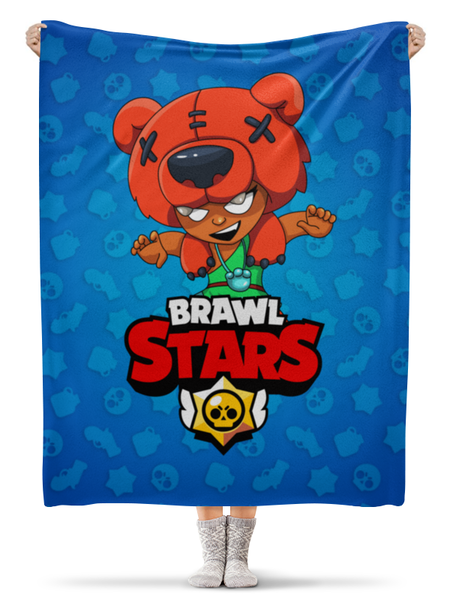 Заказать плед в Москве. Плед флисовый 130x170 см BRAWL STARS NITA от geekbox - готовые дизайны и нанесение принтов.