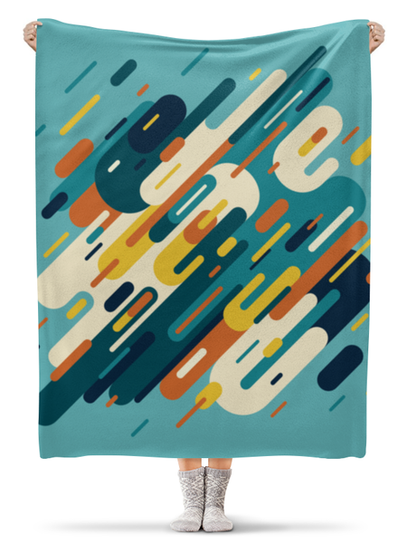 Заказать плед в Москве. Плед флисовый 130x170 см Abstract от oneredfoxstore@gmail.com - готовые дизайны и нанесение принтов.