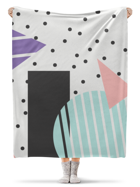 Заказать плед в Москве. Плед флисовый 130x170 см Abstract от oneredfoxstore@gmail.com - готовые дизайны и нанесение принтов.