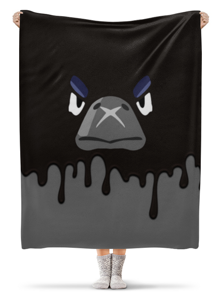 Заказать плед в Москве. Плед флисовый 130x170 см Brawl Stars CROW от weeert - готовые дизайны и нанесение принтов.