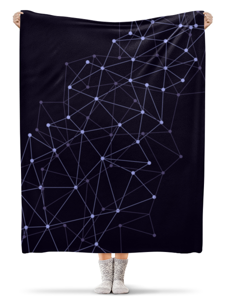 Заказать плед в Москве. Плед флисовый 130x170 см Abstract от oneredfoxstore@gmail.com - готовые дизайны и нанесение принтов.