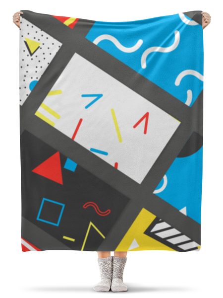 Заказать плед в Москве. Плед флисовый 130x170 см Abstract от oneredfoxstore@gmail.com - готовые дизайны и нанесение принтов.