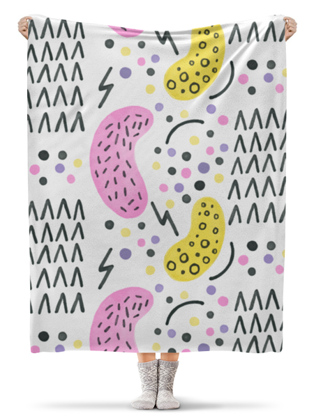 Заказать плед в Москве. Плед флисовый 130x170 см Abstract от oneredfoxstore@gmail.com - готовые дизайны и нанесение принтов.