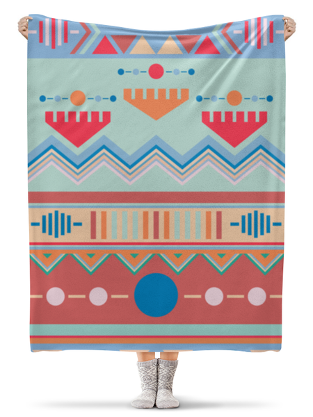 Заказать плед в Москве. Плед флисовый 130x170 см Abstract от oneredfoxstore@gmail.com - готовые дизайны и нанесение принтов.