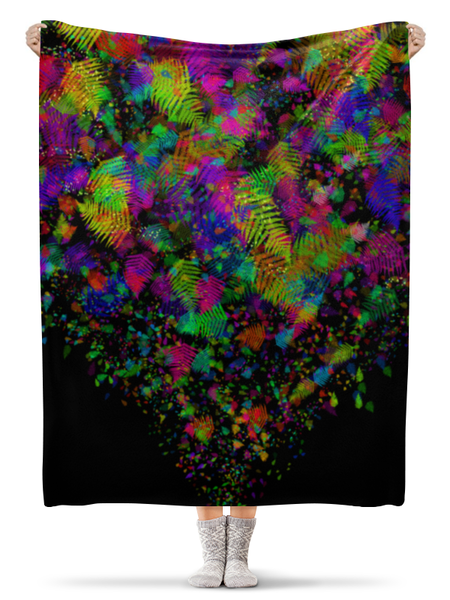 Заказать плед в Москве. Плед флисовый 130x170 см Abstract от oneredfoxstore@gmail.com - готовые дизайны и нанесение принтов.