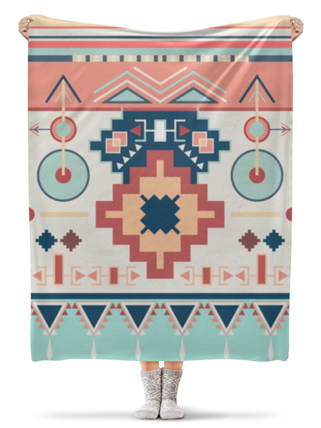 Заказать плед в Москве. Плед флисовый 130x170 см Abstract от oneredfoxstore@gmail.com - готовые дизайны и нанесение принтов.
