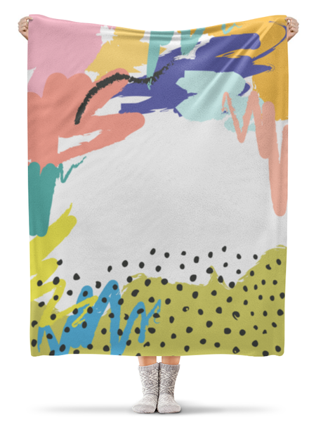 Заказать плед в Москве. Плед флисовый 130x170 см Abstract от oneredfoxstore@gmail.com - готовые дизайны и нанесение принтов.