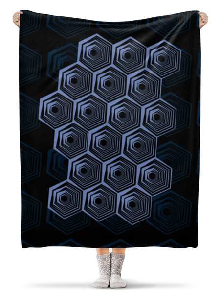 Заказать плед в Москве. Плед флисовый 130x170 см Abstract от oneredfoxstore@gmail.com - готовые дизайны и нанесение принтов.