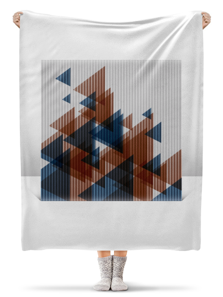 Заказать плед в Москве. Плед флисовый 130x170 см Abstract от oneredfoxstore@gmail.com - готовые дизайны и нанесение принтов.