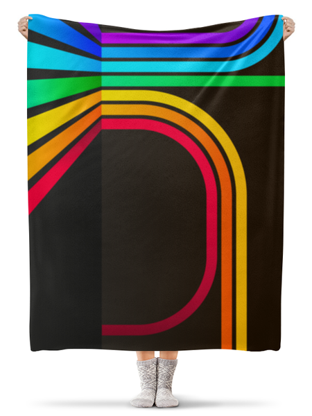 Заказать плед в Москве. Плед флисовый 130x170 см Abstract от oneredfoxstore@gmail.com - готовые дизайны и нанесение принтов.
