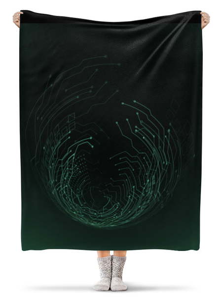Заказать плед в Москве. Плед флисовый 130x170 см Abstract от oneredfoxstore@gmail.com - готовые дизайны и нанесение принтов.