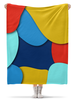 Заказать плед в Москве. Плед флисовый 130x170 см Разноцветная абстракция от BeliySlon - готовые дизайны и нанесение принтов.