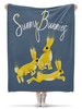 Заказать плед в Москве. Плед флисовый 130x170 см SUNNY BUNNIES от ELENA ZHARINOVA - готовые дизайны и нанесение принтов.