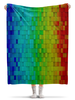Заказать плед в Москве. Плед флисовый 130x170 см Rainbow 4k от acidhouses - готовые дизайны и нанесение принтов.