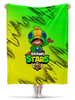 Заказать плед в Москве. Плед флисовый 130x170 см Brawl Stars Leon от weeert - готовые дизайны и нанесение принтов.