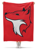 Заказать плед в Москве. Плед флисовый 130x170 см Red Fox / Красная Лиса от crash - готовые дизайны и нанесение принтов.