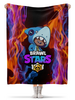 Заказать плед в Москве. Плед флисовый 130x170 см Brawl Stars Leon Shark от weeert - готовые дизайны и нанесение принтов.