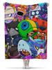 Заказать плед в Москве. Плед флисовый 130x170 см BRAWL STARS от geekbox - готовые дизайны и нанесение принтов.