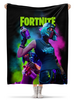 Заказать плед в Москве. Плед флисовый 130x170 см FORTNITE от geekbox - готовые дизайны и нанесение принтов.