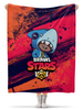 Заказать плед в Москве. Плед флисовый 130x170 см Brawl Stars Leon Shark от weeert - готовые дизайны и нанесение принтов.