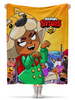 Заказать плед в Москве. Плед флисовый 130x170 см BRAWL STARS NITA от geekbox - готовые дизайны и нанесение принтов.