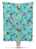Заказать плед в Москве. Плед флисовый 130x170 см Abstract от oneredfoxstore@gmail.com - готовые дизайны и нанесение принтов.