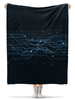 Заказать плед в Москве. Плед флисовый 130x170 см Abstract от oneredfoxstore@gmail.com - готовые дизайны и нанесение принтов.