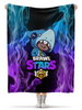 Заказать плед в Москве. Плед флисовый 130x170 см Brawl Stars Leon Shark от weeert - готовые дизайны и нанесение принтов.