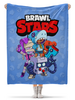 Заказать плед в Москве. Плед флисовый 130x170 см BRAWL STARS от geekbox - готовые дизайны и нанесение принтов.