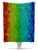 Заказать плед в Москве. Плед флисовый 130x170 см Rainbow 4k от acidhouses - готовые дизайны и нанесение принтов.