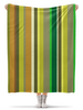 Заказать плед в Москве. Плед флисовый 130x170 см Зеленые полоски. от grafikamaria@gmail.com - готовые дизайны и нанесение принтов.