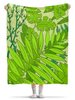 Заказать плед в Москве. Плед флисовый 130x170 см тропические расстения от basova.juki@gmail.com - готовые дизайны и нанесение принтов.