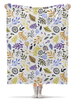Заказать плед в Москве. Плед флисовый 130x170 см Яркий абстрактный цветочный узор от Zoya Ip - готовые дизайны и нанесение принтов.
